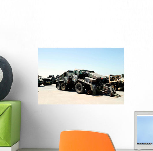 Damaged Mk48 Front Power Wall Decal Design 2
