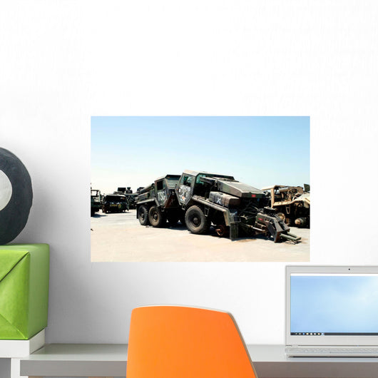 Damaged Mk48 Front Power Wall Decal Design 2