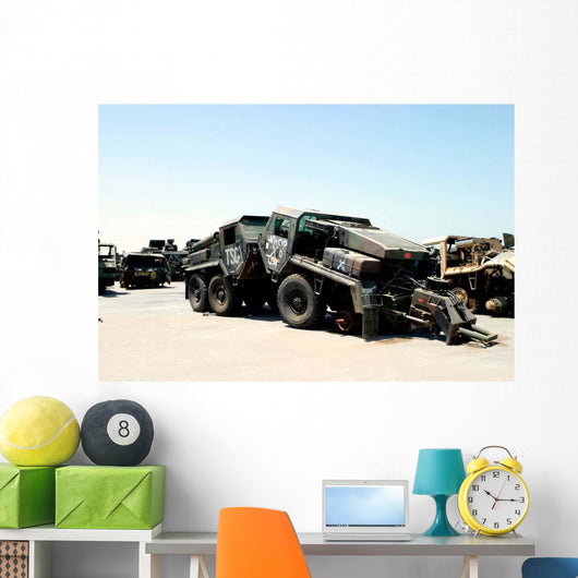 Damaged Mk48 Front Power Wall Decal Design 2