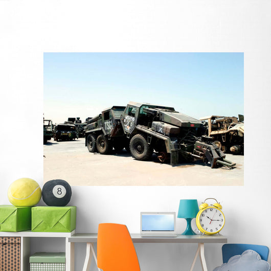 Damaged Mk48 Front Power Wall Decal Design 2