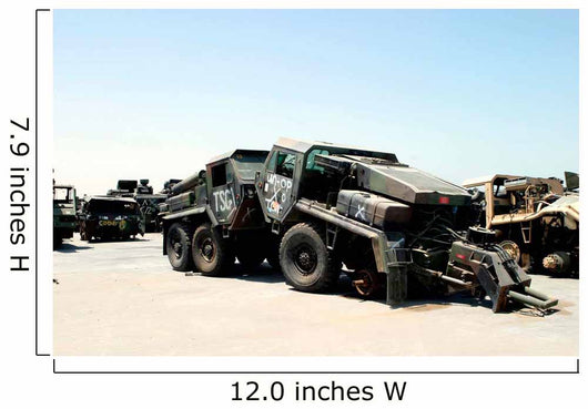 Damaged Mk48 Front Power Wall Decal Design 2