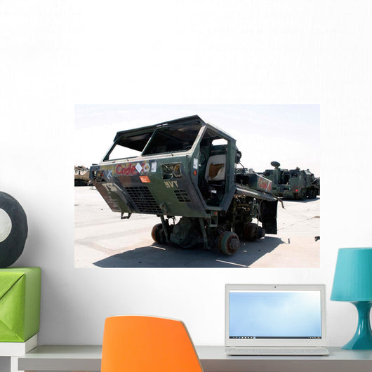 Damaged Mk48 Front Power Wall Decal Design 1