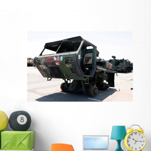 Damaged Mk48 Front Power Wall Decal Design 1