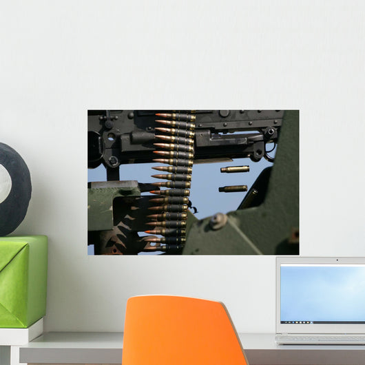 Expended Brass Falls from Wall Decal