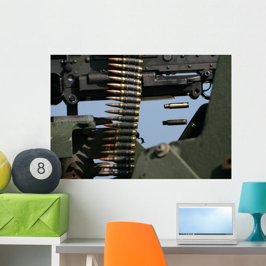 Expended Brass Falls from Wall Decal