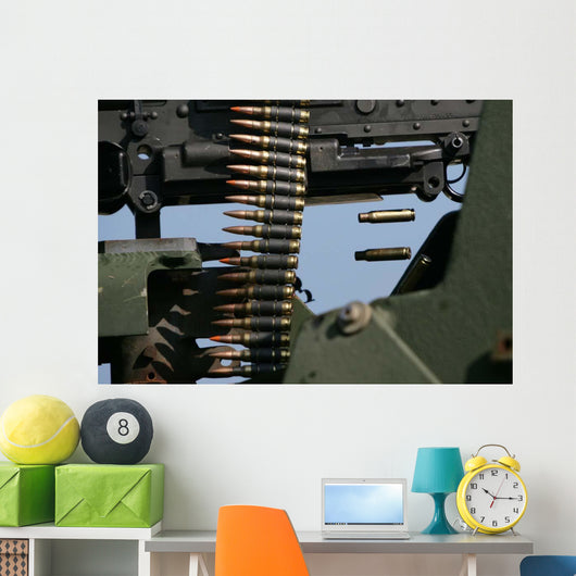 Expended Brass Falls from Wall Decal