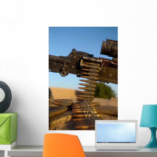 Rounds M240 Machine Gun Wall Decal