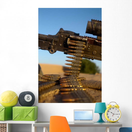 Rounds M240 Machine Gun Wall Decal