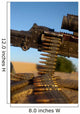 Rounds M240 Machine Gun Wall Decal