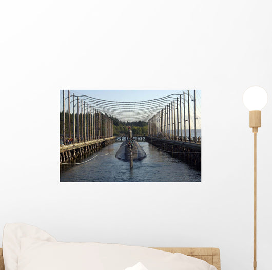 Uss Jimmy Carter Moored Wall Decal