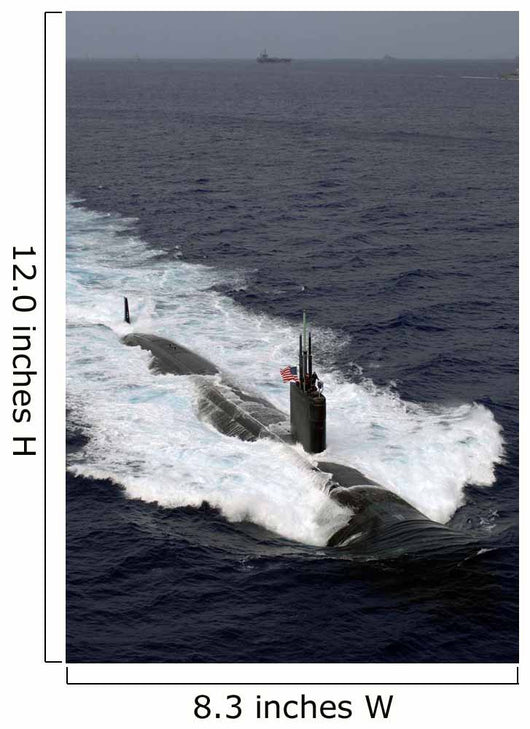 Los Angeles-class Attack Submarine Wall Decal Design 3