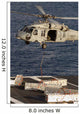 Mh-60s Seahawk Delivers Ammunition Wall Decal