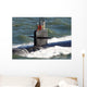 Sailors aboard Attack Submarine Wall Decal
