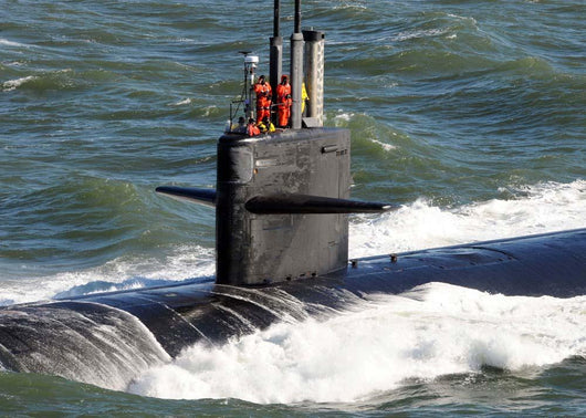 Sailors aboard Attack Submarine Wall Decal