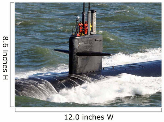 Sailors aboard Attack Submarine Wall Decal