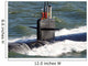 Sailors aboard Attack Submarine Wall Decal