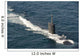 Los Angeles-class Attack Submarine Wall Decal Design 1
