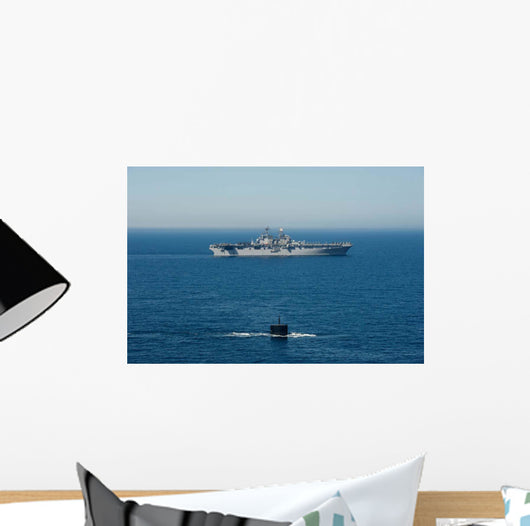 Uss Hampton Transits alongside Wall Decal