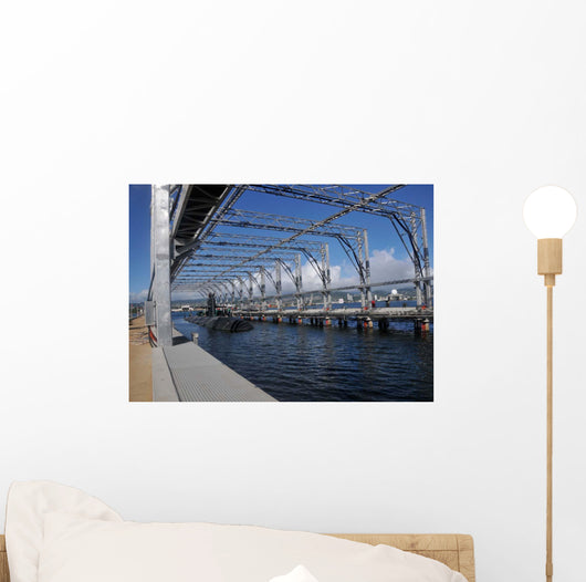Uss Olympia Moored Submarine Wall Decal