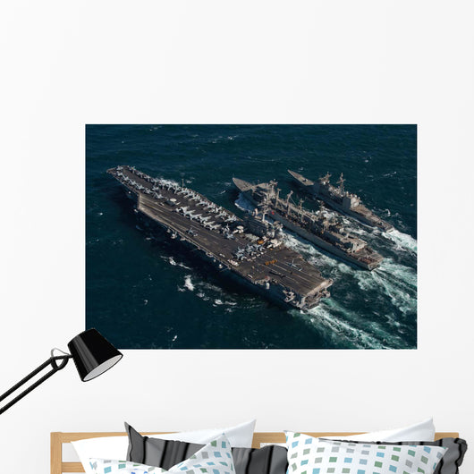 Underway Replenishment Sea with Wall Decal Design 7