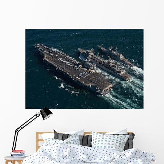 Underway Replenishment Sea with Wall Decal Design 7