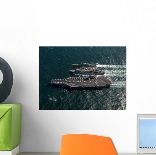 Underway Replenishment Sea with Wall Decal Design 6