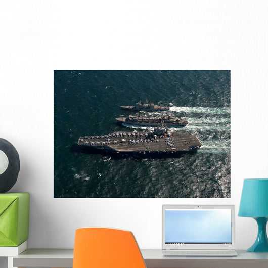 Underway Replenishment Sea with Wall Decal Design 6