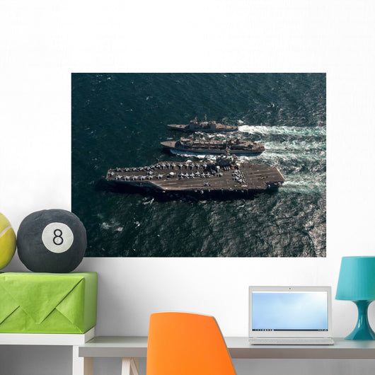 Underway Replenishment Sea with Wall Decal Design 6