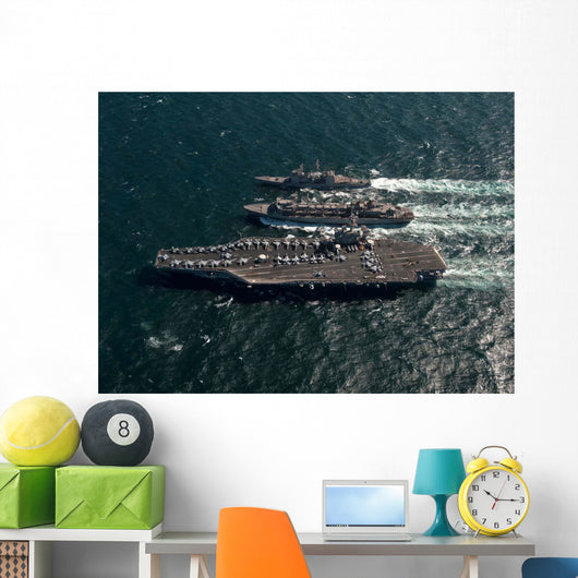 Underway Replenishment Sea with Wall Decal Design 6