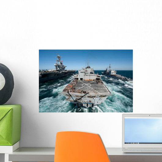 Underway Replenishment Sea with Wall Decal Design 5