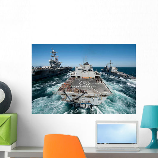 Underway Replenishment Sea with Wall Decal Design 5