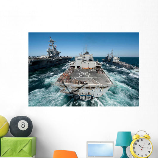 Underway Replenishment Sea with Wall Decal Design 5