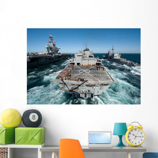 Underway Replenishment Sea with Wall Decal Design 5