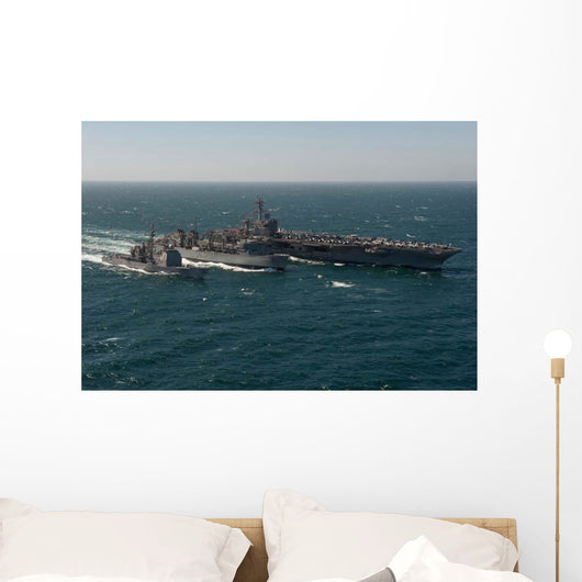 Underway Replenishment Sea with Wall Decal Design 4