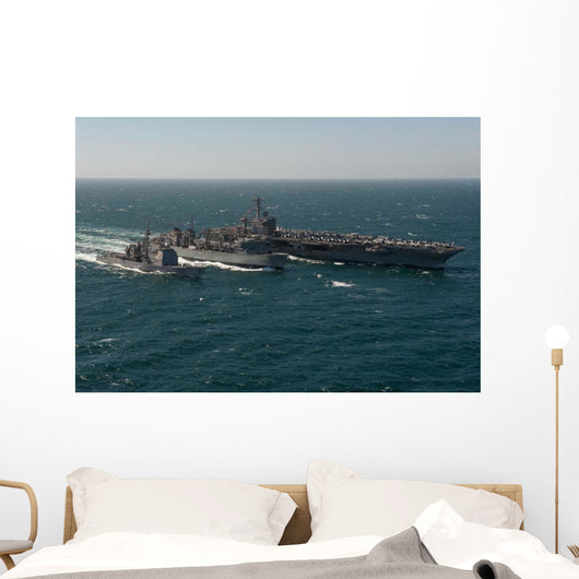 Underway Replenishment Sea with Wall Decal Design 4