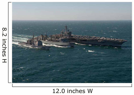 Underway Replenishment Sea with Wall Decal Design 4