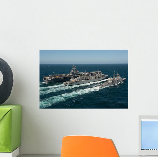 Underway Replenishment Sea with Wall Decal Design 3