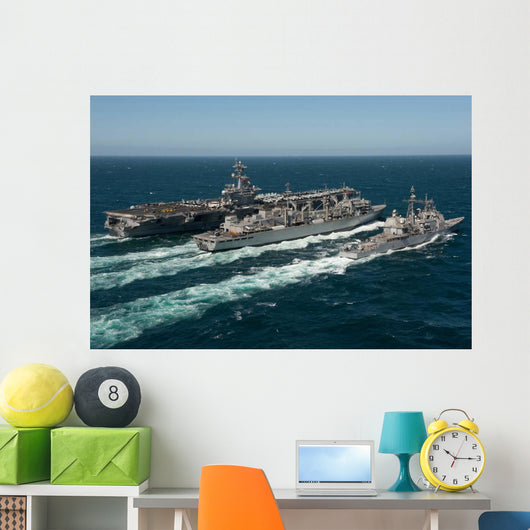 Underway Replenishment Sea with Wall Decal Design 3