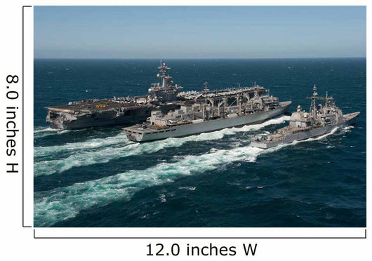 Underway Replenishment Sea with Wall Decal Design 3