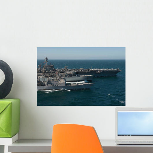 Underway Replenishment Sea with Wall Decal Design 2