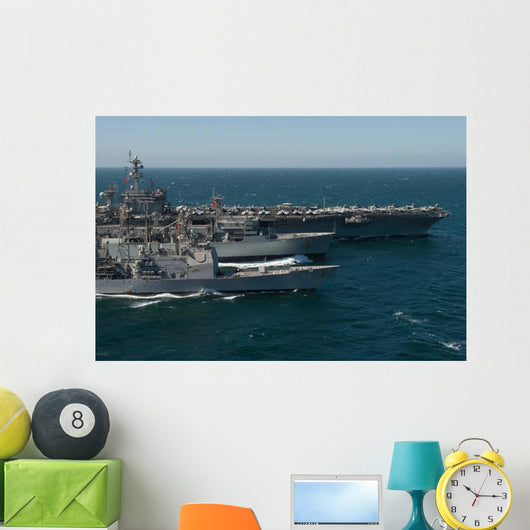 Underway Replenishment Sea with Wall Decal Design 2