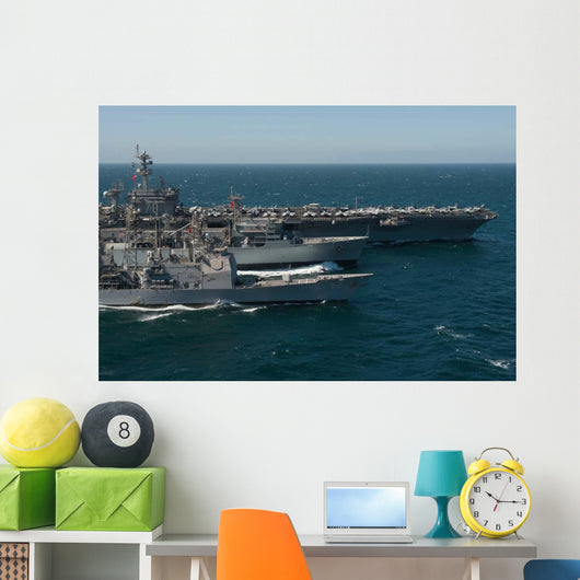 Underway Replenishment Sea with Wall Decal Design 2