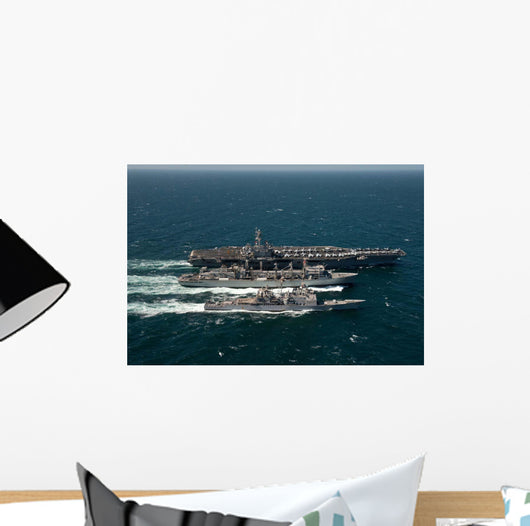 Underway Replenishment Sea with Wall Decal Design 1