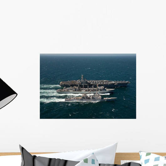 Underway Replenishment Sea with Wall Decal Design 1