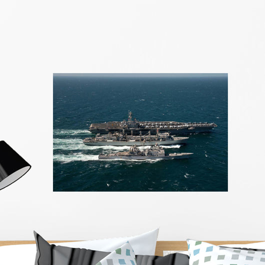 Underway Replenishment Sea with Wall Decal Design 1