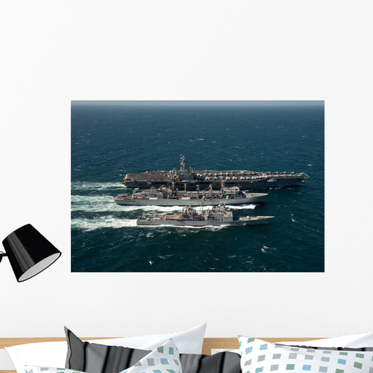 Underway Replenishment Sea with Wall Decal Design 1