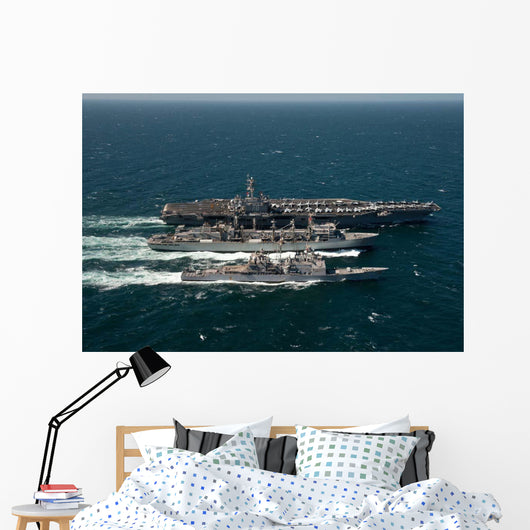 Underway Replenishment Sea with Wall Decal Design 1