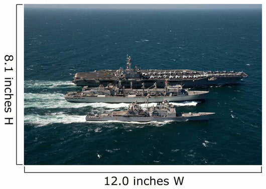 Underway Replenishment Sea with Wall Decal Design 1