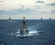 Indian Navy Corvette Ship Wall Decal
