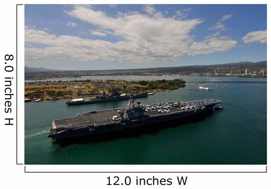 Uss Carl Vinson Passes Wall Decal